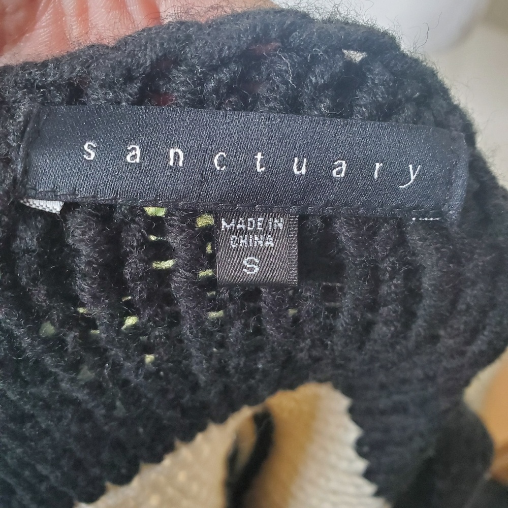 Sanctuary striped knit sweater- small - Picture 4 of 7